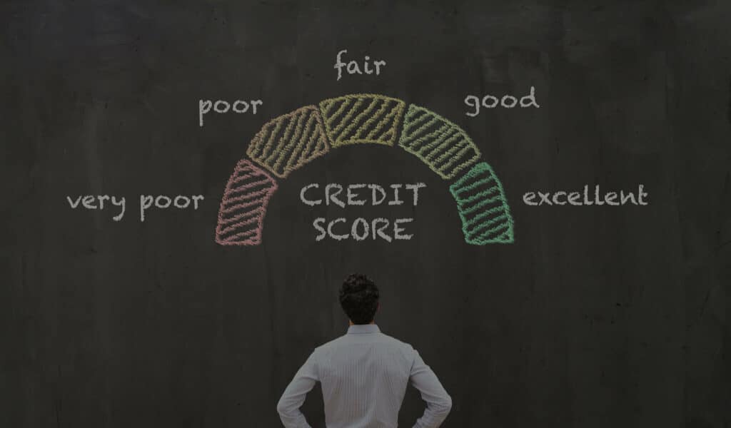 credit score meter