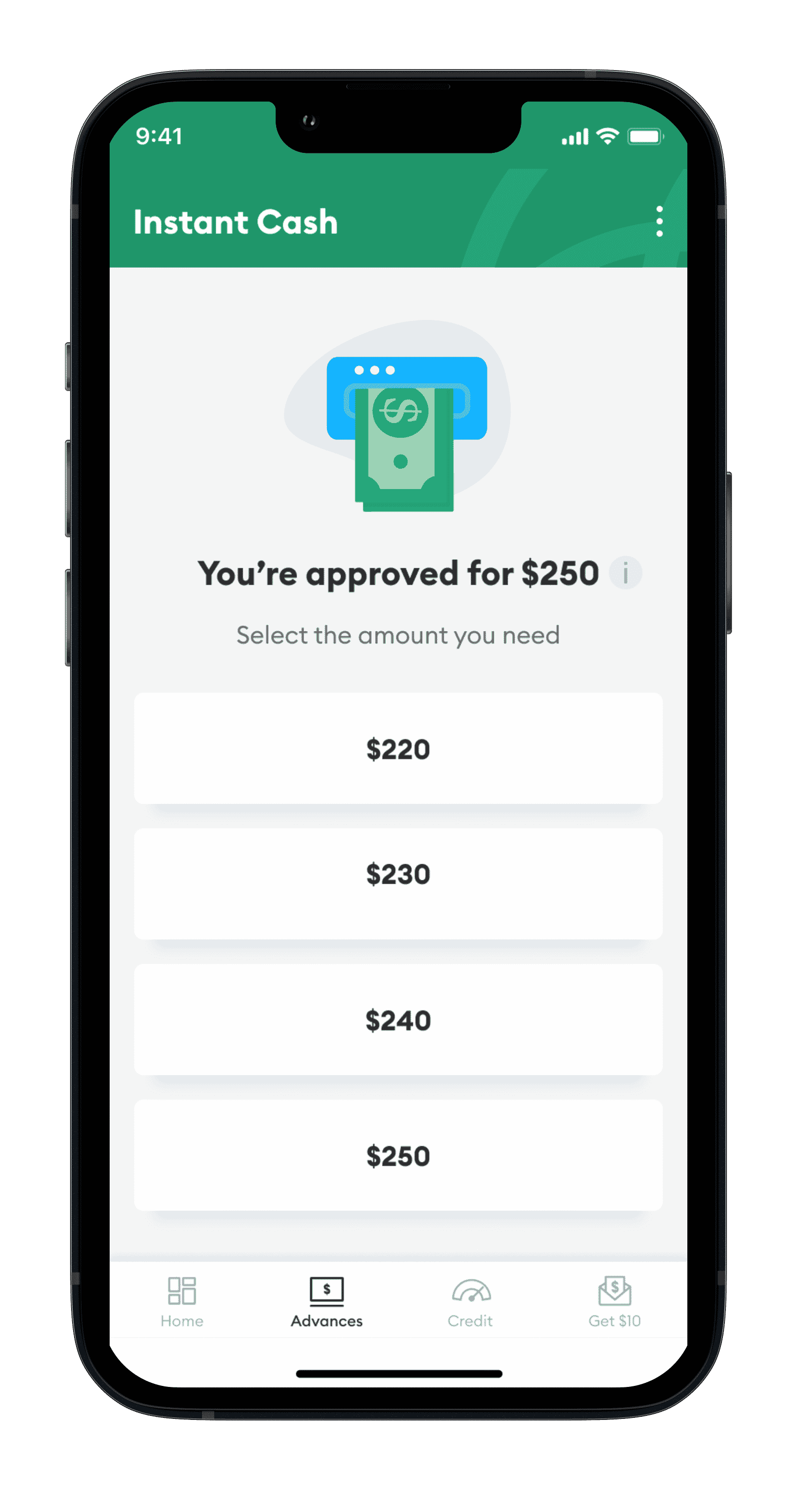 $100 instant cash advance app