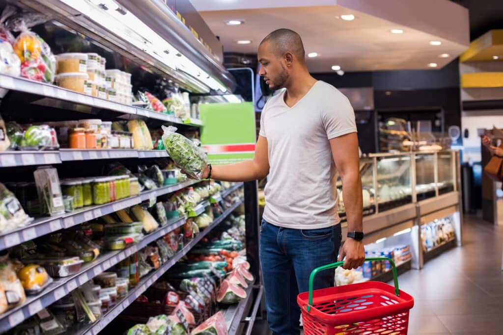 grocery shopping, an example of variable spending