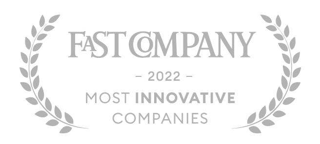 Award for Fast Company Most Innovative Companies 2022